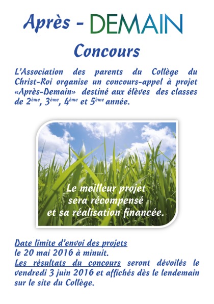 Affiche concours